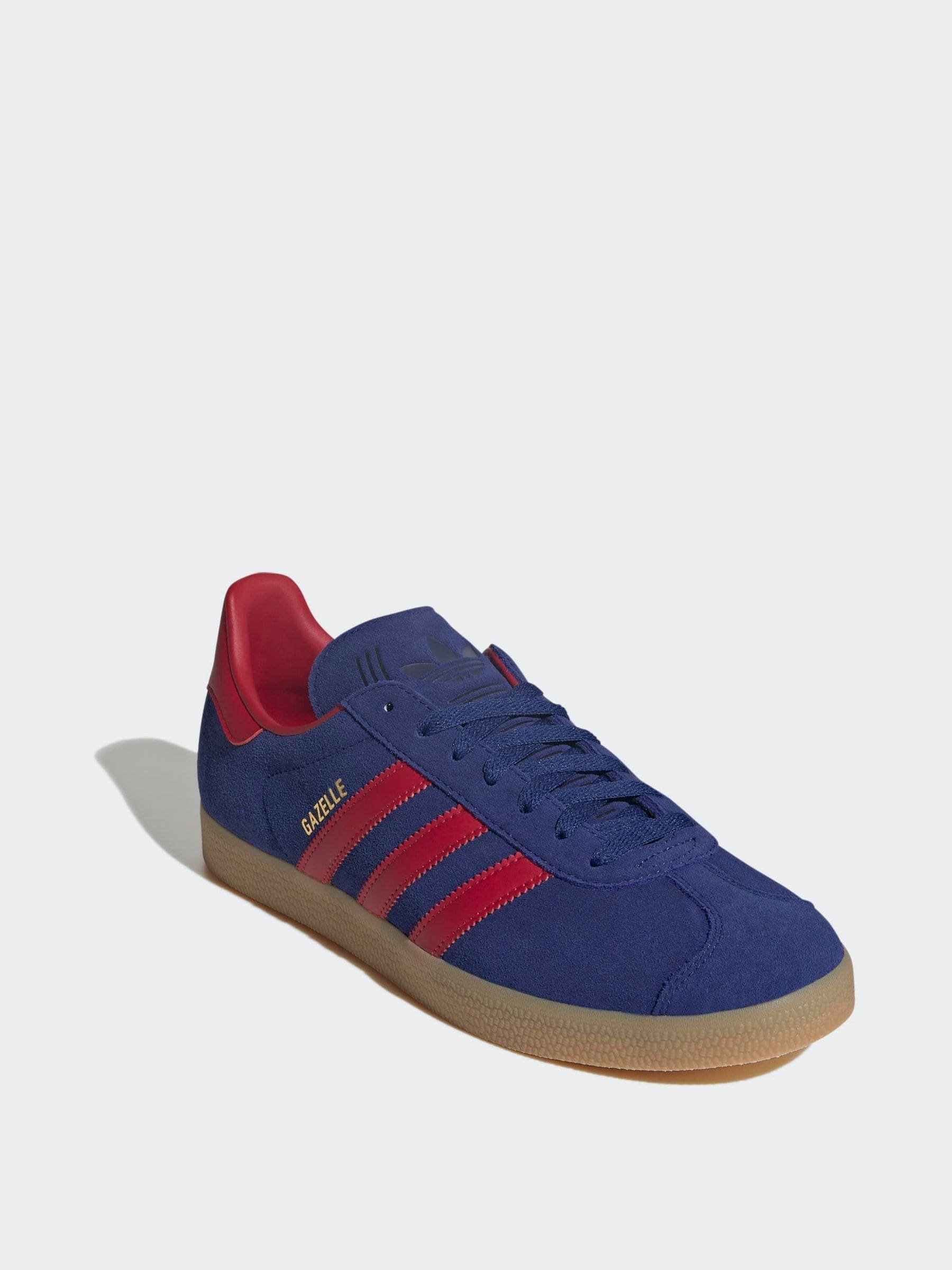 Buy adidas Originals Blue/Red Gazelle Trainers from Next USA