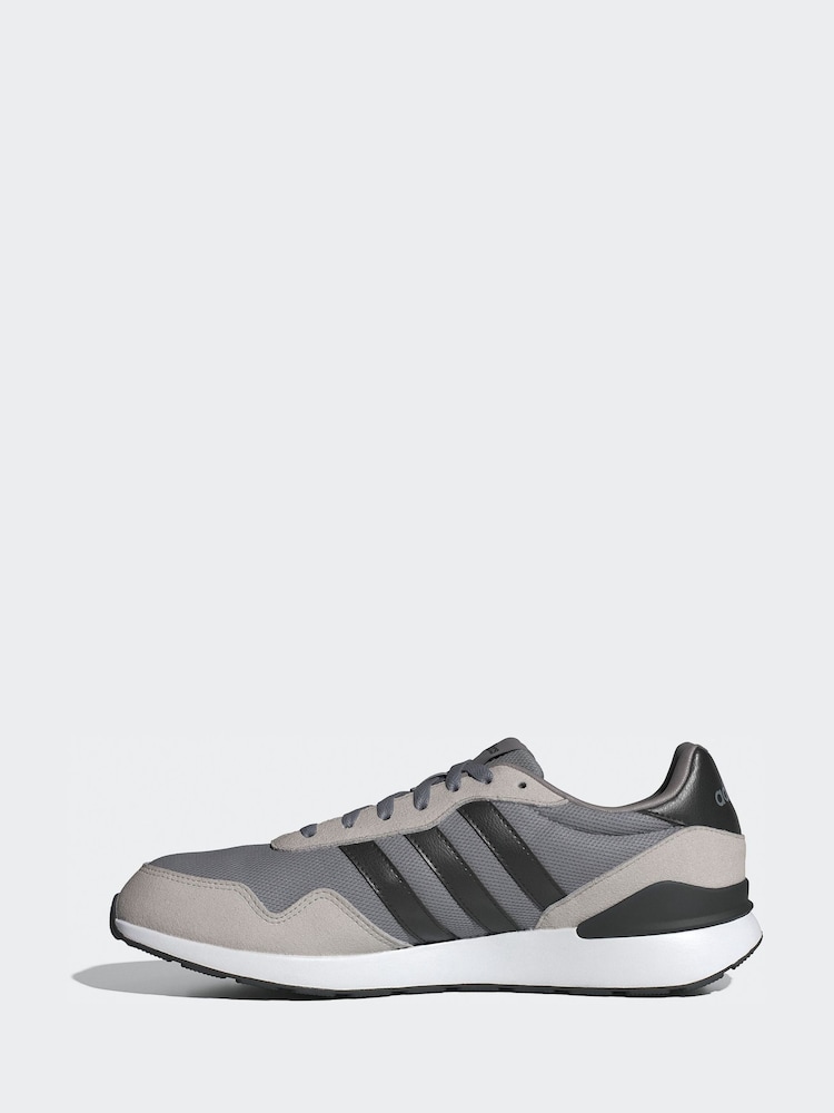 adidas Grey Run 60s 4.0 Trainers - Image 2 of 9