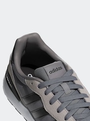 adidas Grey Run 60s 4.0 Trainers - Image 8 of 9