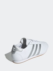adidas Originals White Black Taekwondo Lace-Up Trainers - Image 4 of 9