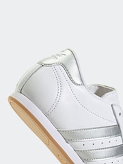 adidas Originals White Black Taekwondo Lace-Up Trainers - Image 8 of 9