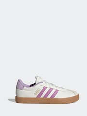 adidas White VL Court 3.0 Trainers - Image 1 of 9