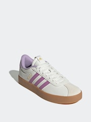 adidas White VL Court 3.0 Trainers - Image 3 of 9
