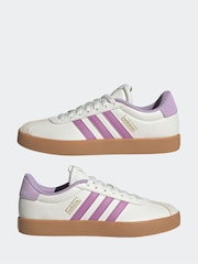 adidas White VL Court 3.0 Trainers - Image 5 of 9