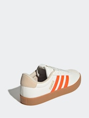 adidas White Black VL Court 3.0 Trainers - Image 4 of 9