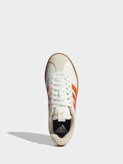 adidas White Black VL Court 3.0 Trainers - Image 6 of 9