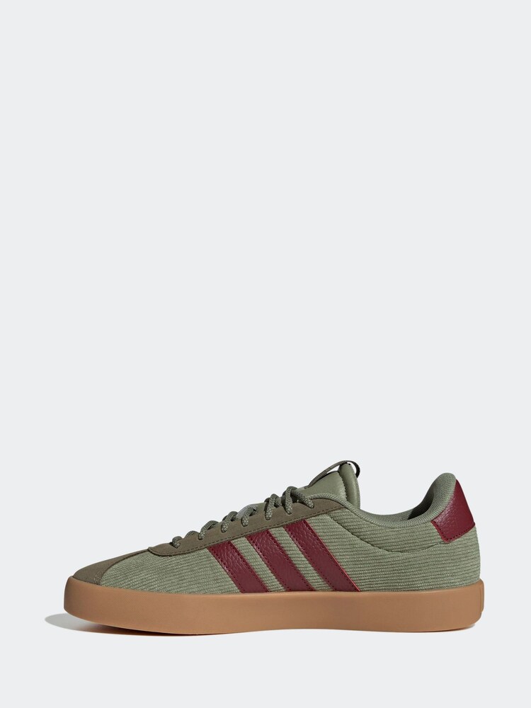adidas Green VL Court Trainers - Image 10 of 10