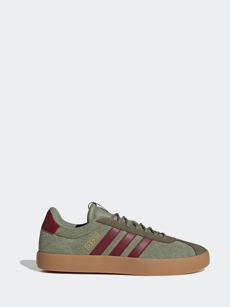 adidas Green VL Court Trainers - Image 2 of 10