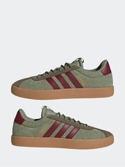 adidas Green VL Court Trainers - Image 4 of 10