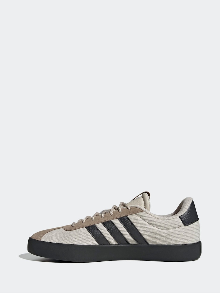 adidas Brown VL Court Trainers - Image 2 of 9