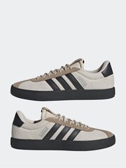adidas Brown VL Court Trainers - Image 5 of 9