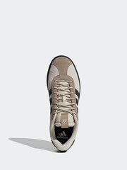 adidas Brown VL Court Trainers - Image 6 of 9