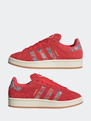 adidas Originals Red Campus Trainers - Image 5 of 9