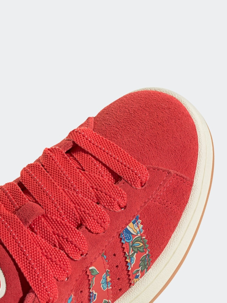adidas Originals Red Campus Trainers - Image 9 of 9