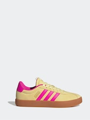 adidas Yellow VL Court 3.0 Trainers - Image 1 of 9