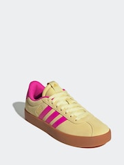 adidas Yellow VL Court 3.0 Trainers - Image 3 of 9