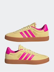 adidas Yellow VL Court 3.0 Trainers - Image 5 of 9