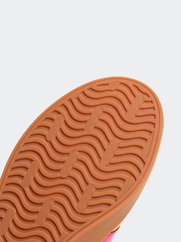adidas Yellow VL Court 3.0 Trainers - Image 9 of 9