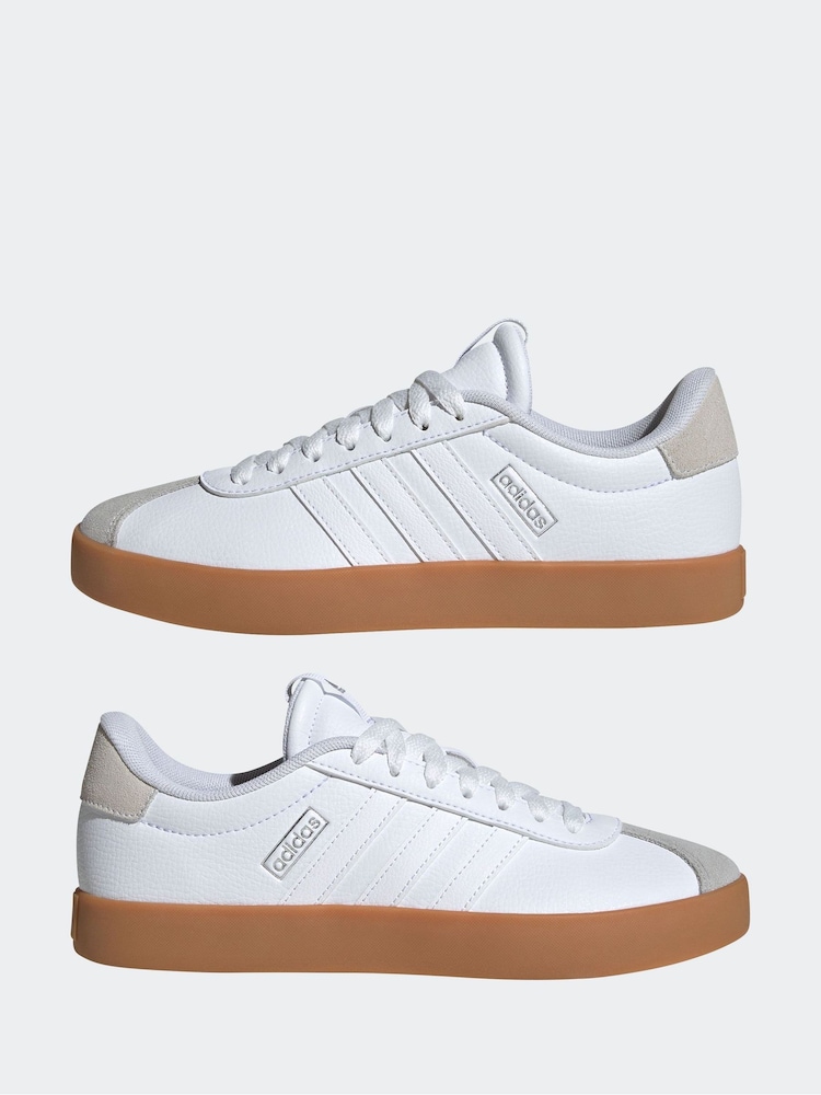 adidas lilly White VL Court 3.0 Trainers - Image 5 of 9