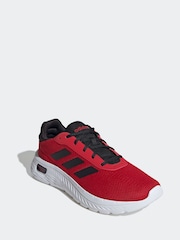 adidas Red Cloudfoam Comfy Trainers - Image 3 of 9