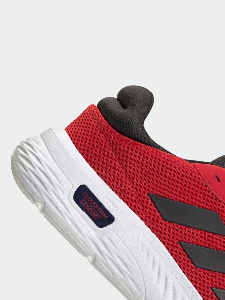 adidas Red Cloudfoam Comfy Trainers - Image 9 of 9