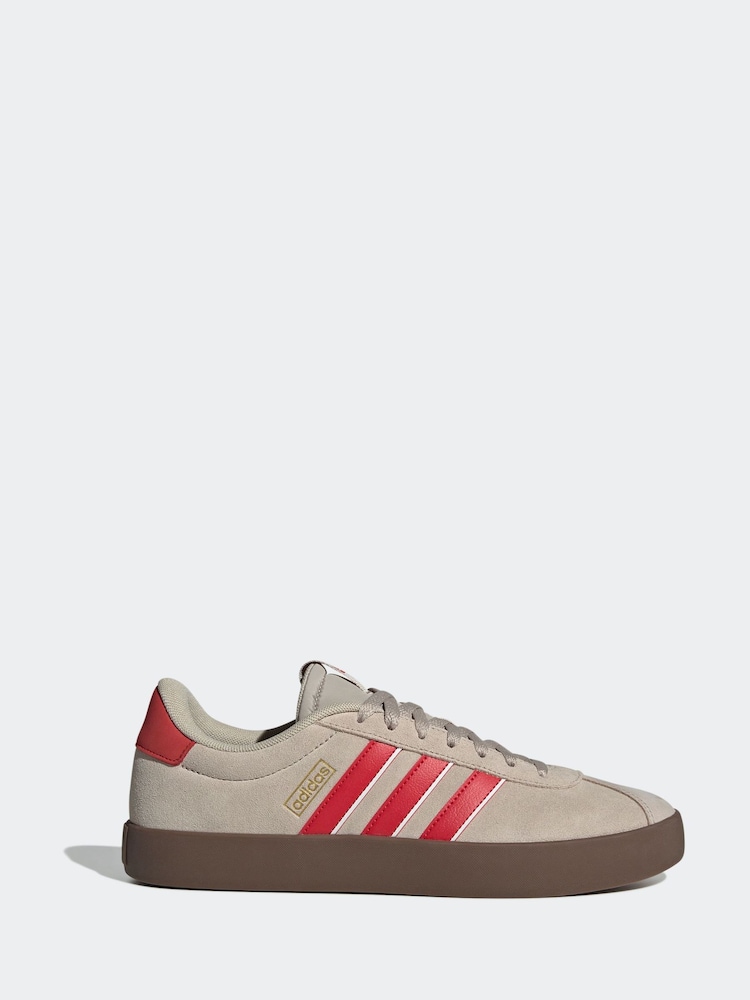 adidas Brown light VL Court Trainers - Image 1 of 9