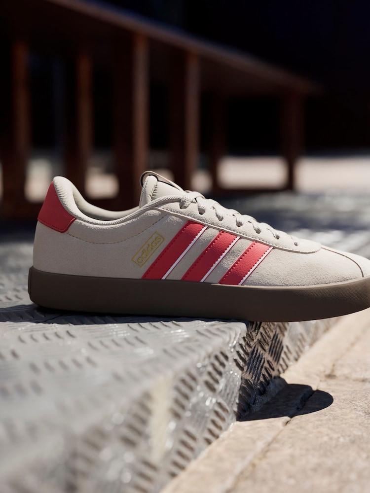 adidas Brown light VL Court Trainers - Image 2 of 16 adidas Brown light VL Court Trainers - Image 2 of 16