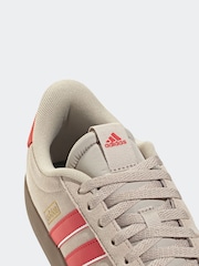 adidas Brown light VL Court Trainers - Image 8 of 9