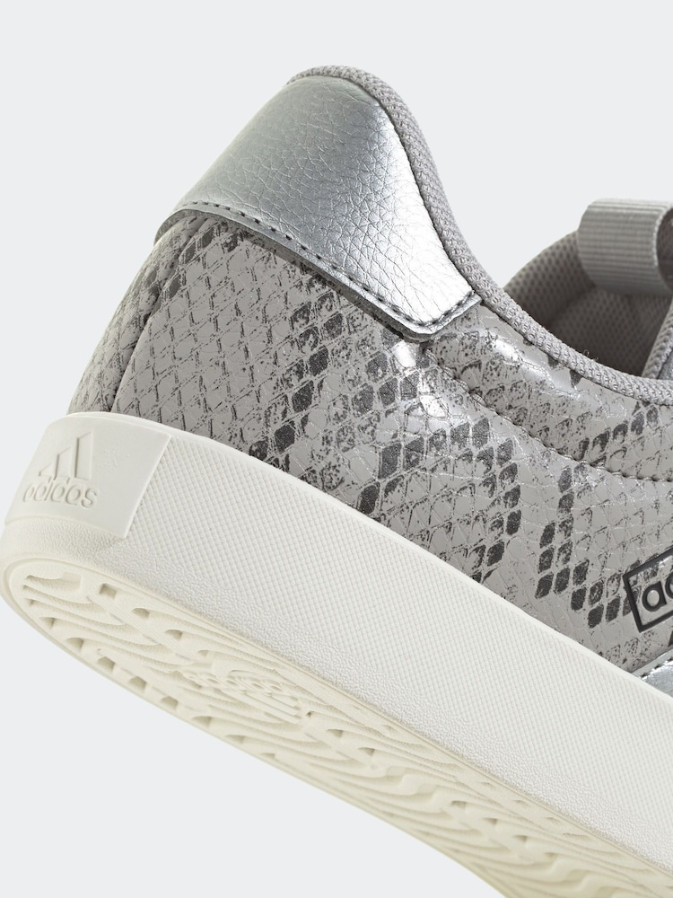 adidas Grey Light VL Court 3.0 Trainers - Image 9 of 9