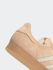 adidas Originals Pink Light Gazelle Trainers - Image 6 of 9