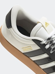 adidas White VL Court  Trainers - Image 3 of 9