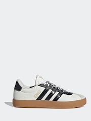 adidas White VL Court  Trainers - Image 8 of 9