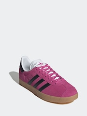 adidas Originals Pink Gazelle Trainers - Image 3 of 8