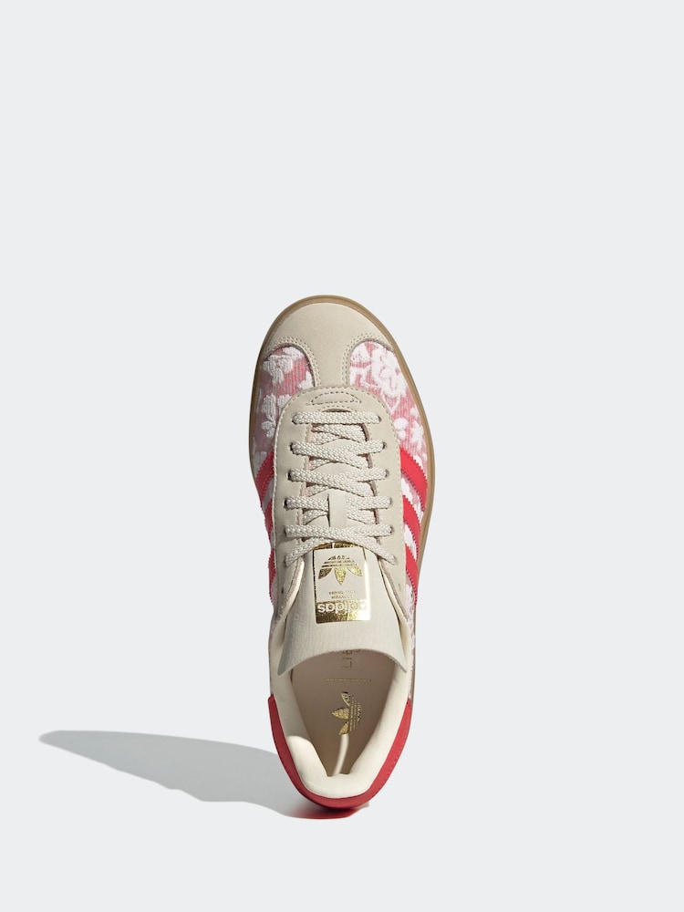 Buy adidas Originals White Gazelle Bold W Trainers from Next USA Buy adidas Originals White Gazelle Bold W Trainers from Next USA