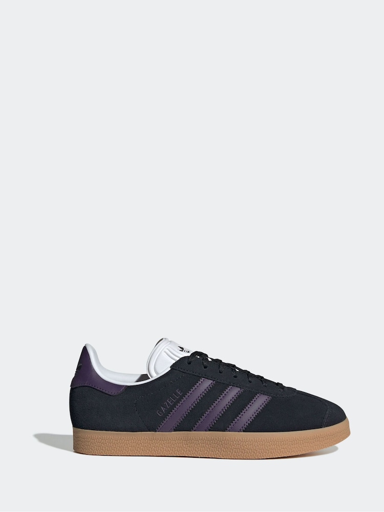 adidas Originals Purple Gazelle Trainers - Image 1 of 9