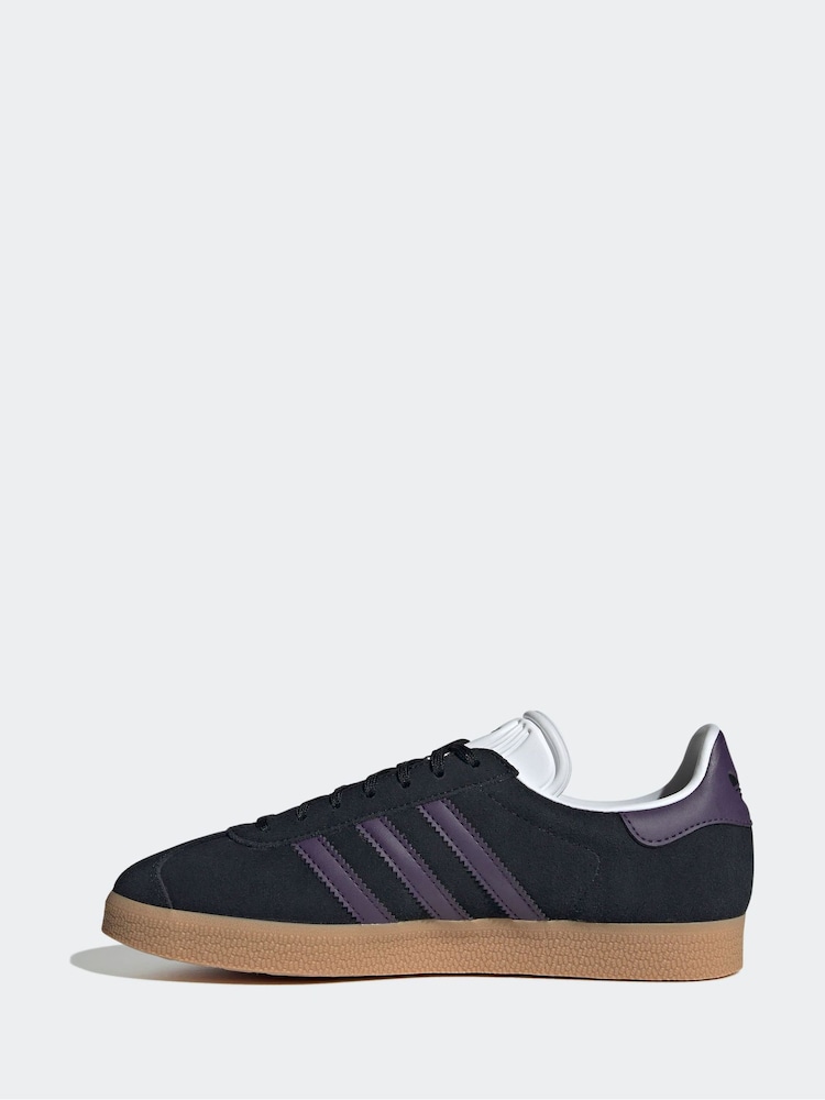 adidas Originals Purple Gazelle Trainers - Image 2 of 9