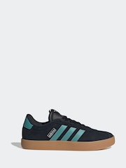 adidas Black VL Court Trainers - Image 1 of 9