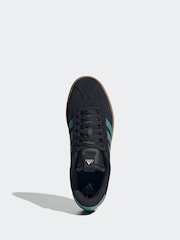 adidas Black VL Court Trainers - Image 6 of 9