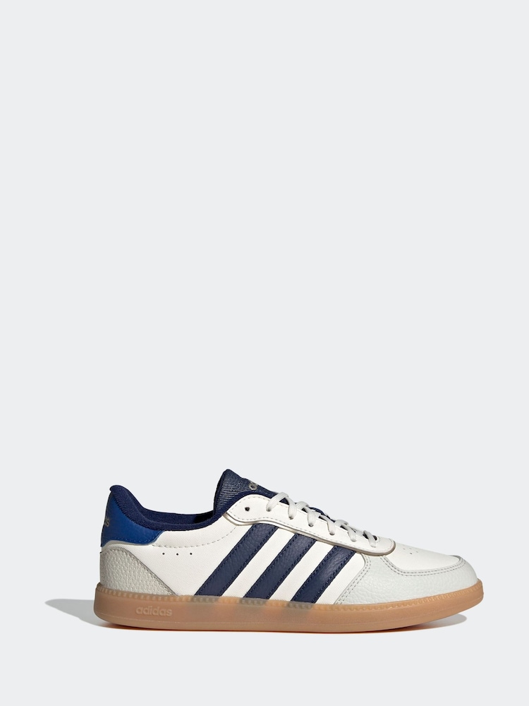 adidas White cream Breaknet Sleek Trainers - Image 2 of 10