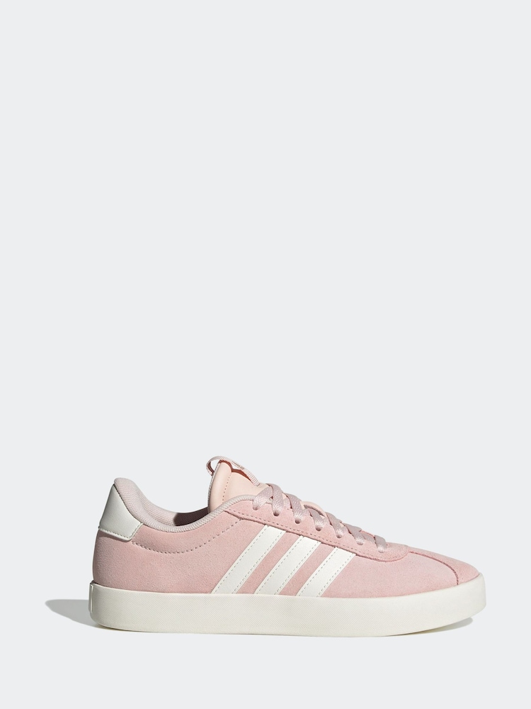 adidas Pink Light VL Court 3.0 Trainers - Image 1 of 9