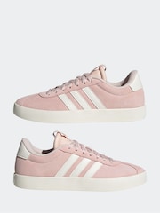 adidas Pink Light VL Court 3.0 Trainers - Image 5 of 9