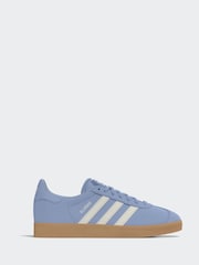 adidas Originals Blue Dark Gazelle Trainers - Image 1 of 4