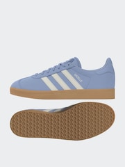 adidas Originals Blue Dark Gazelle Trainers - Image 2 of 4