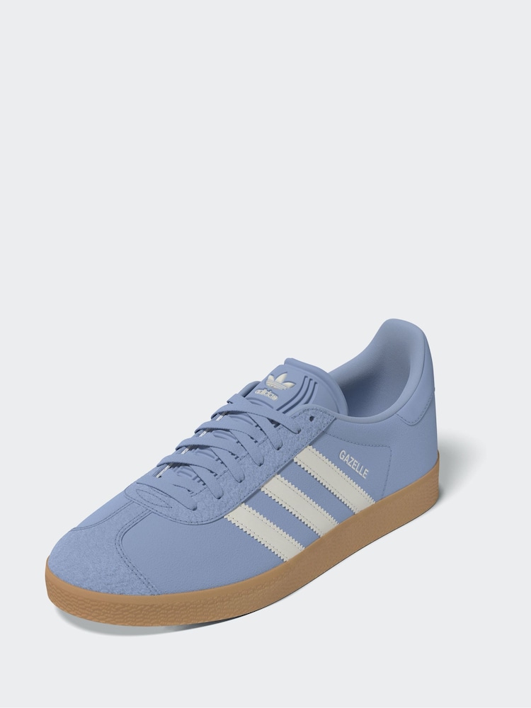 adidas Originals Blue Dark Gazelle Trainers - Image 4 of 4