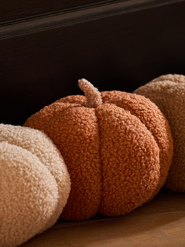 Neutral Borg 3D Pumpkin Draught Excluder - Image 2 of 4 Neutral Borg 3D Pumpkin Draught Excluder - Image 2 of 4