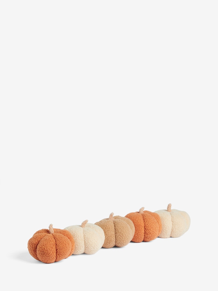 Neutral Borg 3D Pumpkin Draught Excluder - Image 4 of 4 Neutral Borg 3D Pumpkin Draught Excluder - Image 4 of 4
