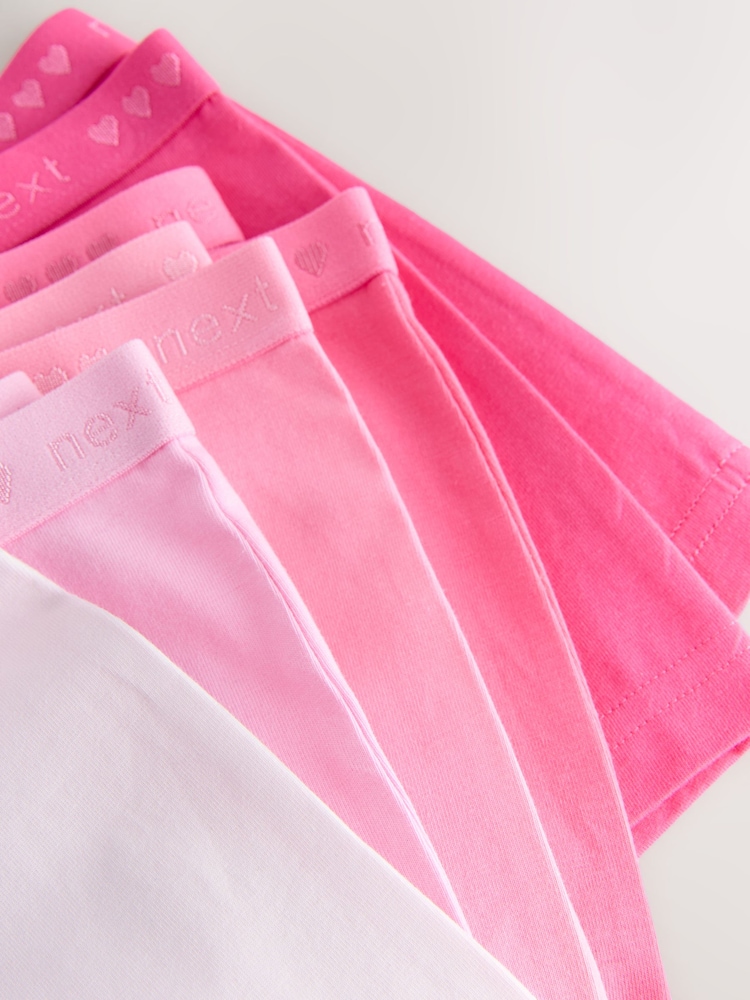 Pink Short Briefs 5 Pack (2-16yrs) - Image 9 of 9