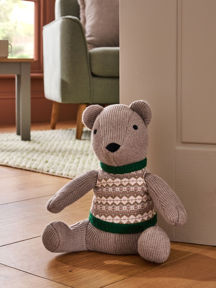 Brown Bertie Bear Doorstop - Image 1 of 5 Brown Bertie Bear Doorstop - Image 1 of 5