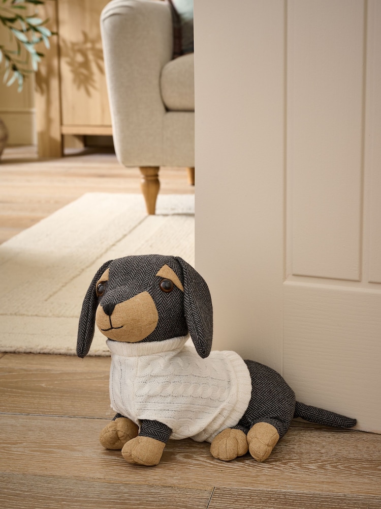 Brown Dixie Dachshund Doorstop - Image 1 of 5