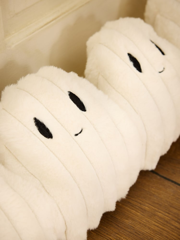 White 3D Ghost Draught Excluder - Image 2 of 5